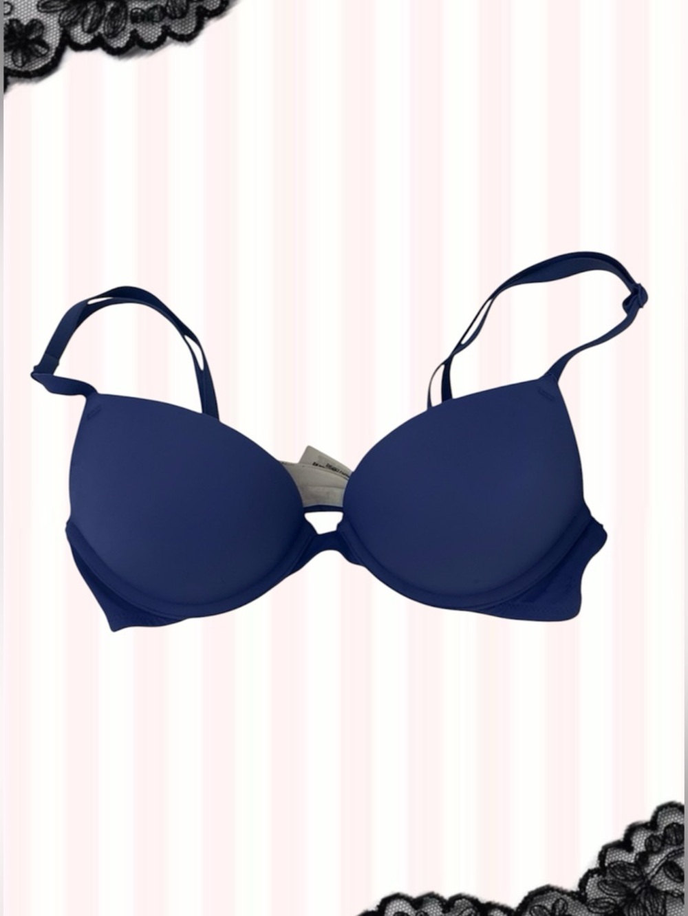 Periwinkle Blue Victoria Secret PINK Push Up Bra